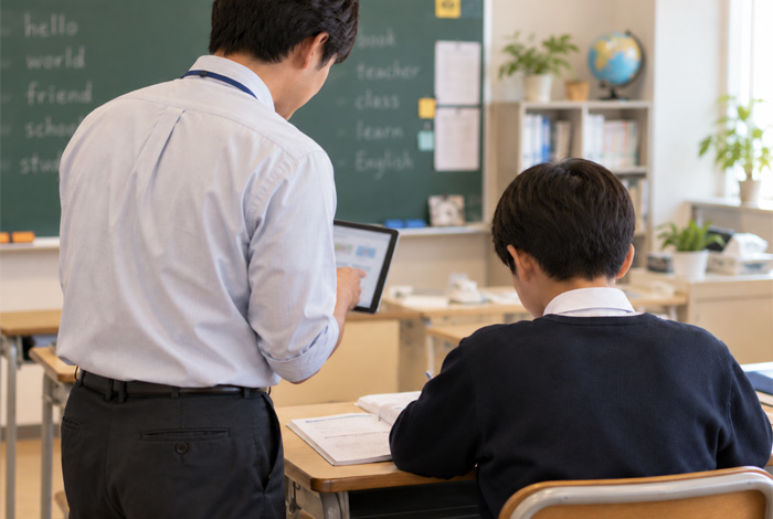 「先生向け」生徒の学習状況と苦手な傾向を確認